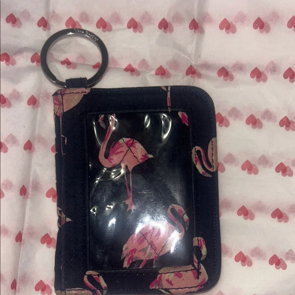 Vera Bradley Black and Pink Quilted Wallet - Picture 2 of 4